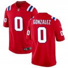 adult & youth,toddler NE Patriots Uniform 0 Christian Gonzalez Jersey Stitched Activewear Red Shirt