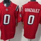 adult & youth NE Patriots Uniform 0 Christian Gonzalez Jersey Stitched Activewear Red Special Shirt