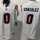 adult & youth Patriots Uniform 0 Christian Gonzalez Jersey Stitched Activewear White Special Shirt