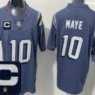adult & youth,toddler NE Patriots Uniform 10 Drake Maye Jersey Stitched Activewear Blue C Patch