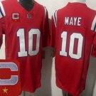 adult & youth,toddler NE Patriots Uniform 10 Drake Maye Jersey Stitched Activewear Red C Patch