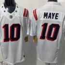 adult & youth NE Patriots Uniform 10 Drake Maye Jersey Stitched Activewear White Special Shirt