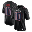 adult & youth NE Patriots Uniform 10 Drake Maye Jersey Stitched Activewear Black Fashion Shirt