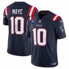 adult & youth,toddler NE Patriots Uniform 10 Drake Maye Jersey Stitched Activewear Navy C Patch