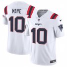 adult & youth,toddler NE Patriots Uniform 10 Drake Maye Jersey Stitched Activewear White Shirt