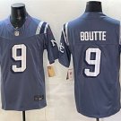 adult & youth,toddler NE Patriots Uniform 9 Kayshon Boutte Jersey Stitched Activewear Blue Shirt