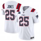 adult & youth,toddler NE Patriots Uniform 25 Marcus Jones Jersey Stitched Activewear White C Patch
