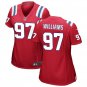 women's New England Patriots Uniform 97 Milton Williams Jersey Stitched Activewear Red Shirt