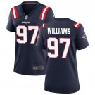 women's New England Patriots Uniform 97 Milton Williams Jersey Stitched Activewear Navy Shirt