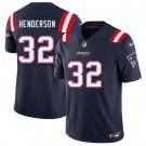 adult & youth,toddler Patriots Uniform 32 TreVeyon Henderson Jersey Stitched Activewear Navy Shirt