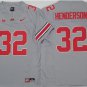 adult & youth Ohio State Buckeyes Uniform 32 TreVeyon Henderson Jersey College Shirt Grey Stitched