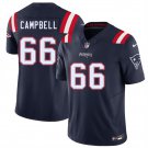 adult & youth,toddler NE Patriots Uniform 66 Will Campbell Jersey Stitched Activewear Navy Shirt
