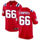adult & youth,toddler NE Patriots Uniform 66 Will Campbell Jersey Stitched Activewear Red Shirt