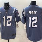 adult & youth,toddler NE Patriots Uniform 12 Tom Brady Jersey Stitched Activewear Blue Shirt