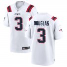 adult & youth,toddler NE Patriots Uniform 3 Demario Douglas Jersey Stitched Activewear White Shirt