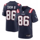 adult & youth,toddler NE Patriots Uniform 86 Efton Chism III Jersey Stitched Activewear Navy Shirt