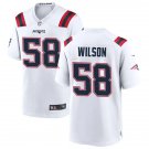 adult & youth,toddler NE Patriots Uniform 58 Jared Wilson Jersey Stitched Activewear White Shirt