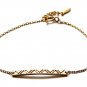 Leeyee 14K Gold Plated S925 Hollow Geometric Bracelet for Women Girls Custom Size Jewelry
