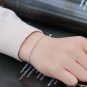 Leeyee 14K Gold Plated S925 Hollow Geometric Bracelet for Women Girls Custom Size Jewelry