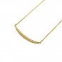 Leeyee S925 Sterling Sliver Crescent Moon Smile necklace for Women Girls Custom Size Jewelry