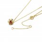 Leeyee S925 Silver Ruby Red Corundum Loving Heart Pendant necklace for Women Jewelry Gift