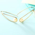 Leeyee Simple Fresh Water Pearl Stud Earring S925 Sliver Ear Ornament for Women Girls Gift Jewelry