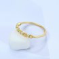 Leeyee 14K Gold Plated S925 Gem Stone Ring for Women Girls Custom Size Jewelry