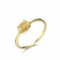 Leeyee S925 Sliver 14K Gold Plated Lovely Owl Finger Ring Simple Hand Ornaments Free Shipping