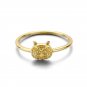 Leeyee S925 Sliver 14K Gold Plated Lovely Owl Finger Ring Simple Hand Ornaments Free Shipping