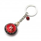 Capricorn Horoscope Zodiac Signs Glass Dome Keychains VTK0015R