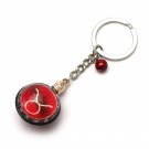 Taurus Horoscope Zodiac Signs Glass Dome Keychains VTK0020R