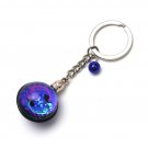 Pisces Horoscope Zodiac Signs Glass Dome Keychains VTK0083
