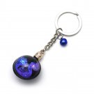 Aquarius Horoscope Zodiac Signs Glass Dome Keychains VTK0084