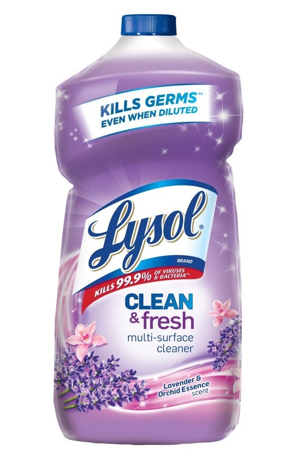 Lysol Clean & Fresh MultiSurface Cleaner, Lavender Orchid (40 Fl oz)