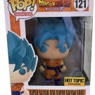 Funko Pop Super Saiyan God Goku Blue Hair Hot Topic Exclusive Vaulted