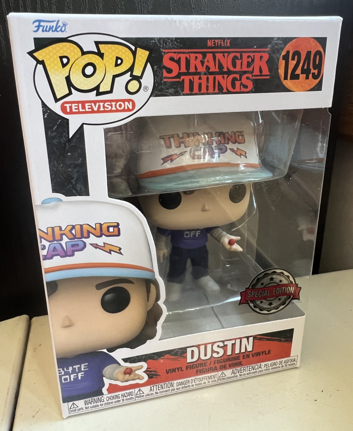 Funko Pop Stranger Things Dustin 1249 Exclusive