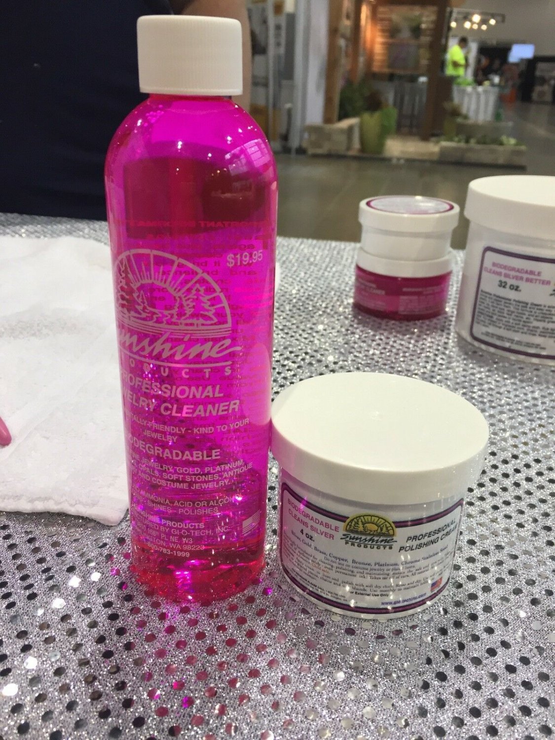 professional sunshine products jewelry cleaner and metal polish