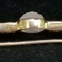 Antique Art Deco Man In The Moon Moonstone Diamond 14k Gold Brooch Pin Boxed