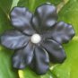 Antique 14k Yellow Gold Pearl Enamel Flower Mourning Brooch Pin 5 gm