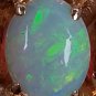 Opal Sapphire Ring-14k Gold Ring-Opal Jewelry-Sapphire Jewelry-Statement Ring