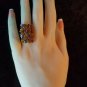 Spinner Ring-14k Gold Ring-Amethyst Ring-Citrine Ring-Motion Ring SZ 6.75