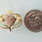 Art Nouveau 14k Gold Diamond Pearl Enamel Heart Brooch Watch Pin Crane & Theurer