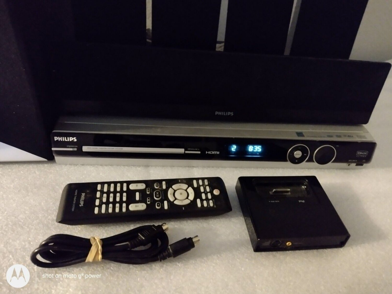 ⭐Philips DVD/CD 5.1Ch 1000W FM/AM HDMI DIVX Ultra Home Theater Amp HTS3544⭐