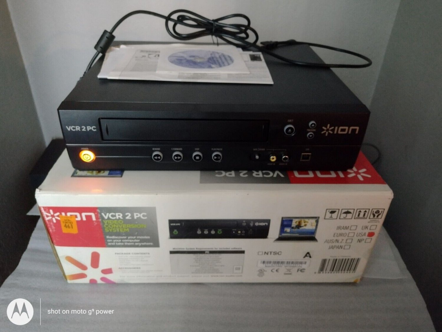 ⭐ION VCR 2 PC USB VHS Video To Computer Conversion System Digital Transfer⭐