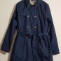 Barbour Women Tartar Trench Coat Jacket Dress Double Face