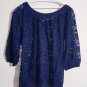 Diane Von Furstenberg Lace Blouse Dark Blue