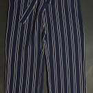 Maje 7/8 striped blue navy pants SS19