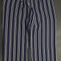 Maje 7/8 striped blue navy pants SS19