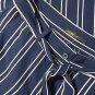 Maje 7/8 striped blue navy pants SS19