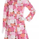 Anna Sui floral coat flowers